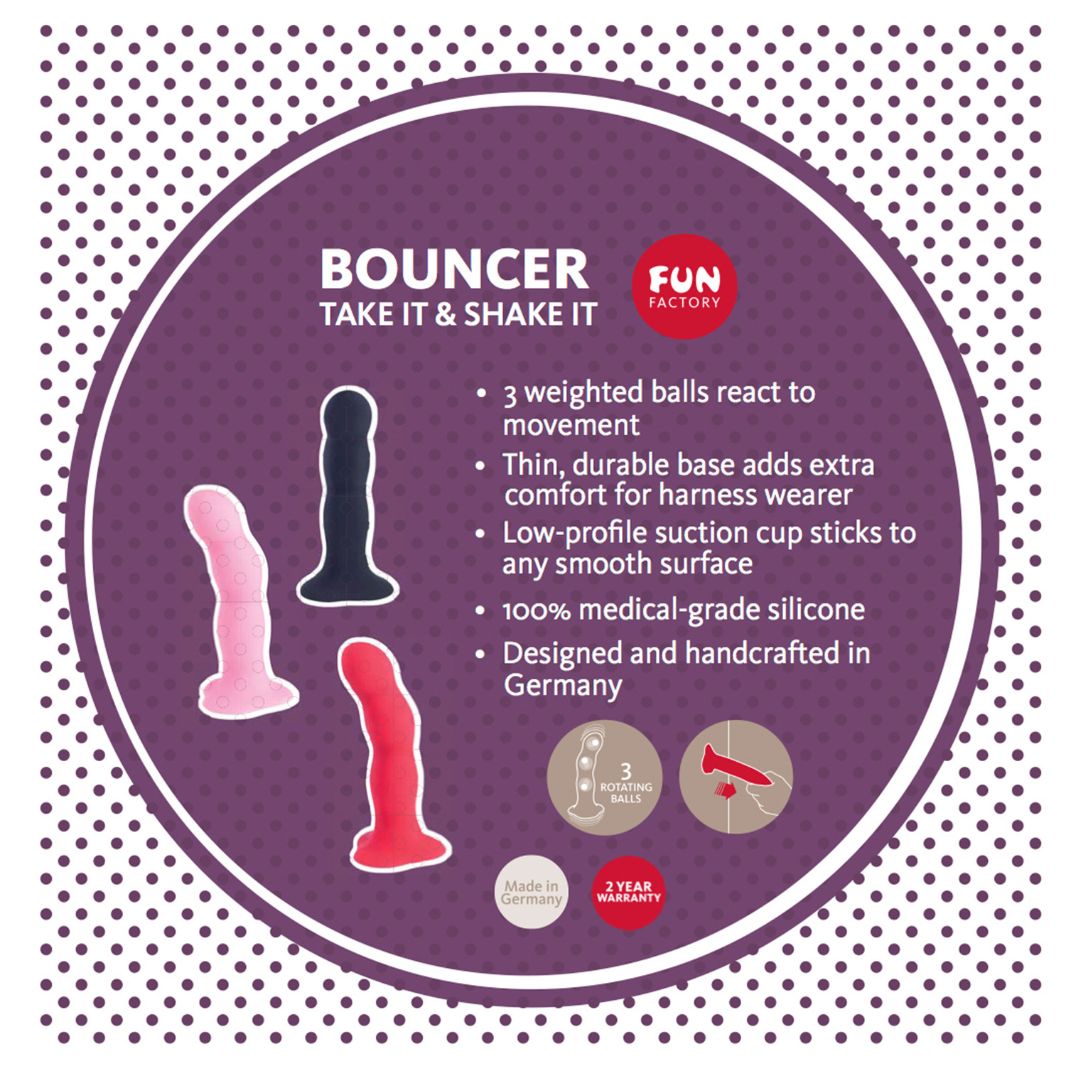 Fun Factory Bouncer Shake Gode 1