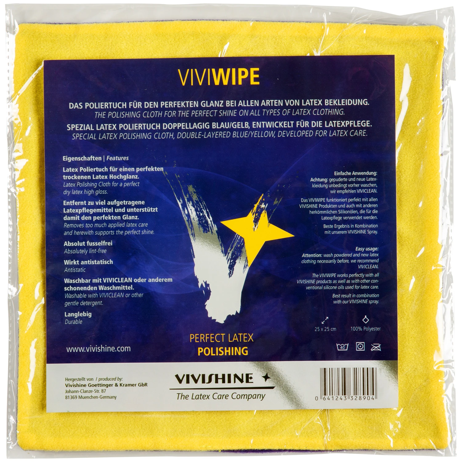 Viviwipe Perfect Latex Poliertuch 1