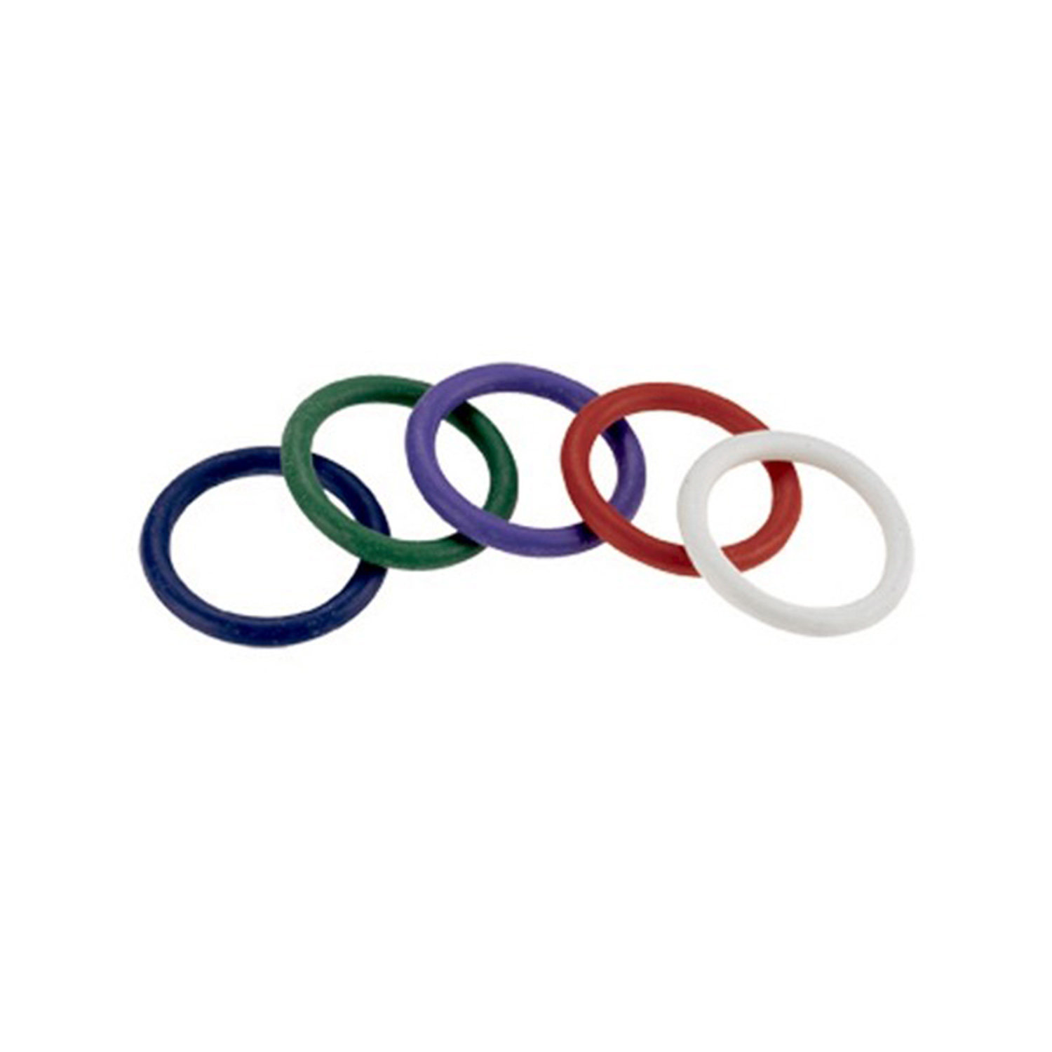 Spartacus Rainbow Cock Rings Set of 5 var 1