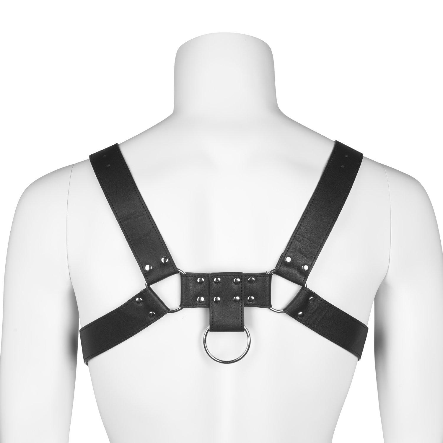 Obaie Faux Leather Chest Harness for Men 1