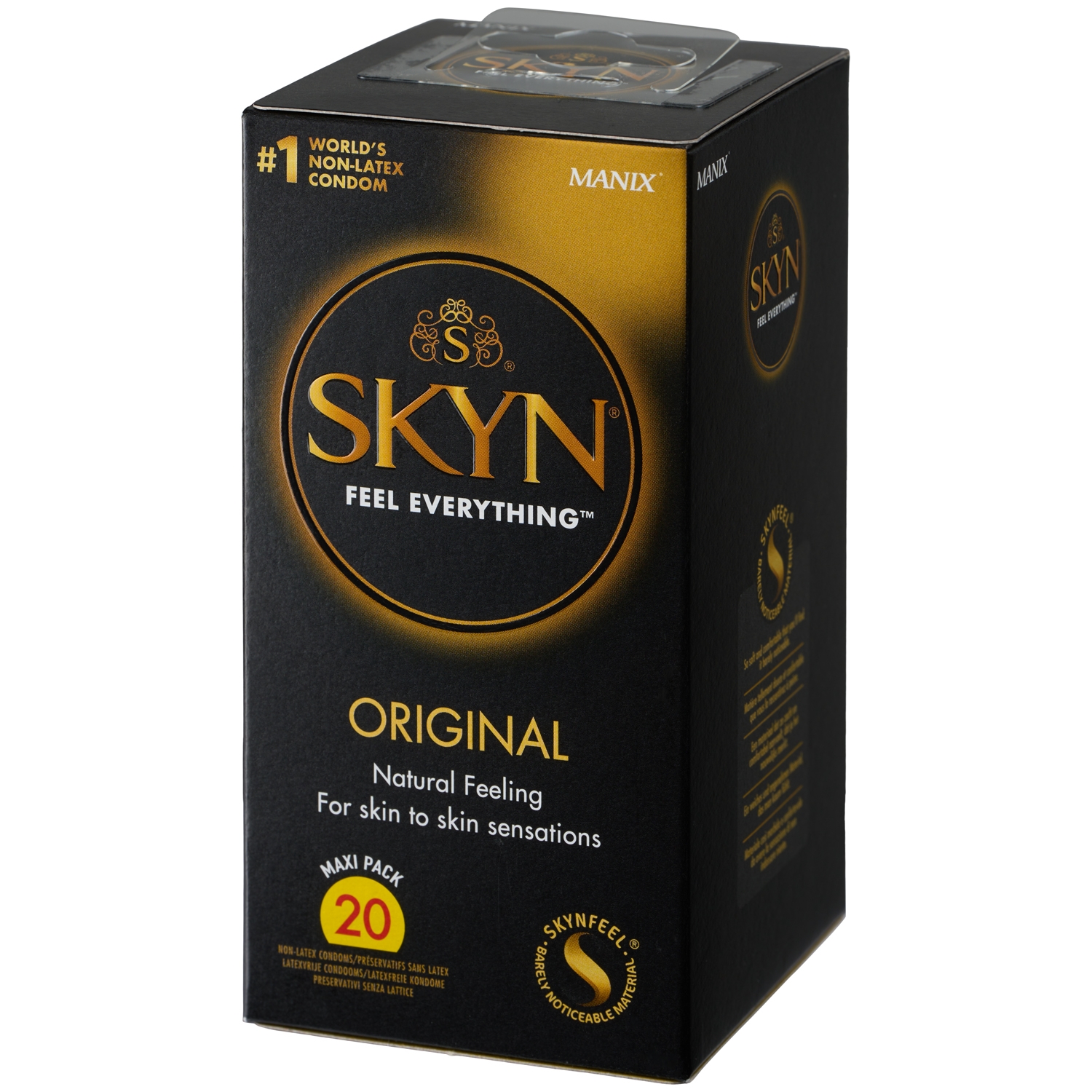 SKYN Skyn Original Lateks Fri Kondomer 20 Stk - Gul