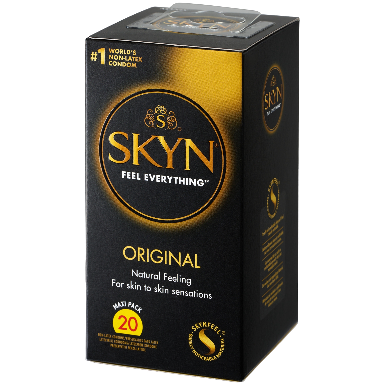 SKYN Original Latexfri Kondomer 20 stk - Gul