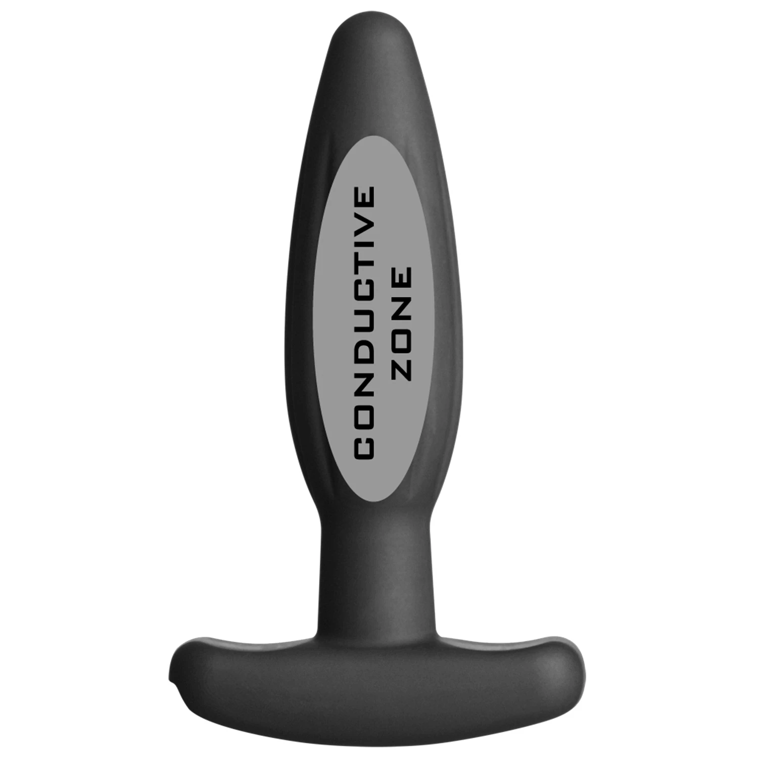 ElectraStim Silicone Noir Rocker Butt Plug - Small var 1