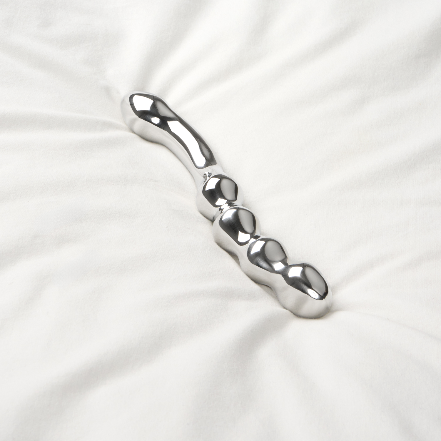 Sinful Ståldildo med Perler 1