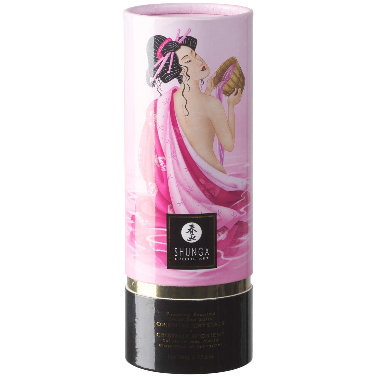 Shunga Oriental Crystals Scented Dead Sea Salts - Pink thumbnail
