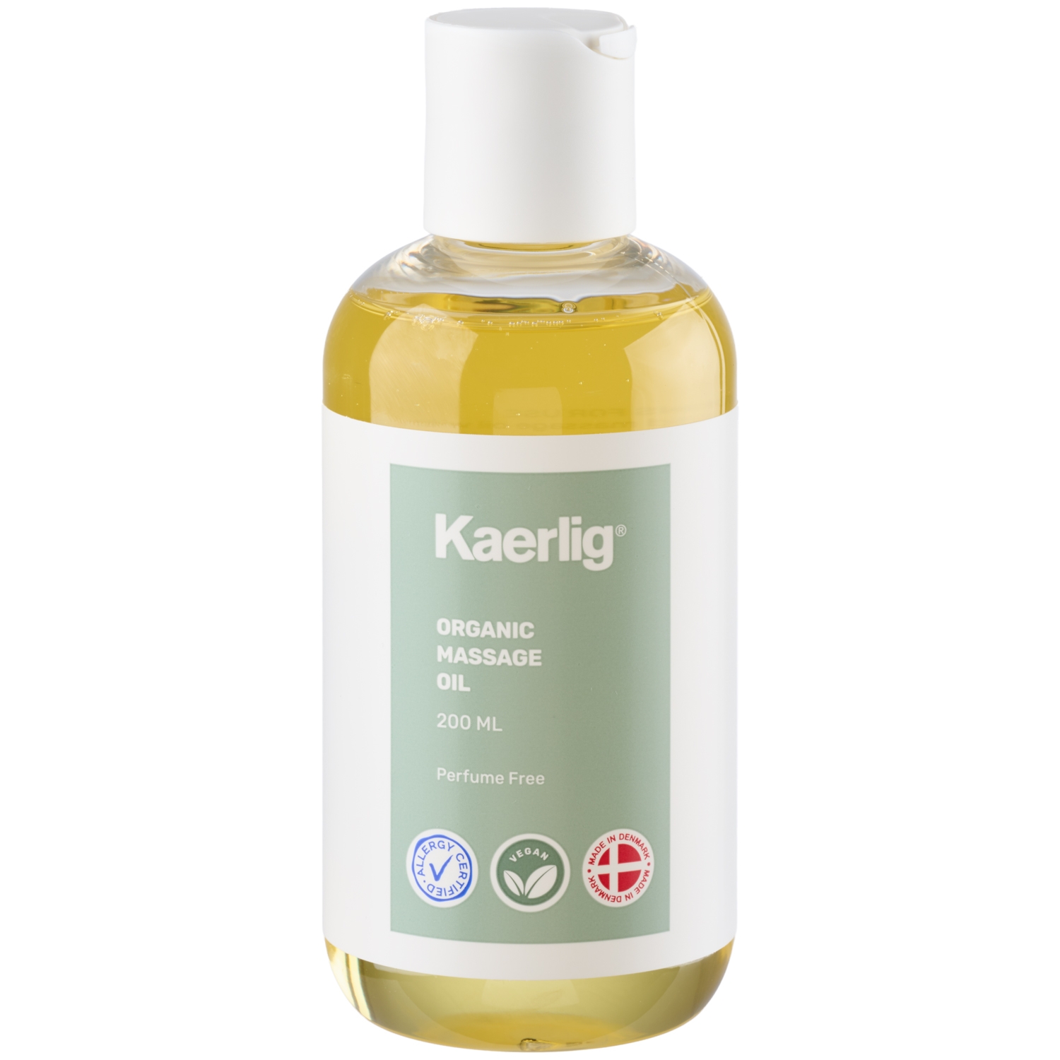 KaerligØkologisk Massageolie 200 ml      - Gul