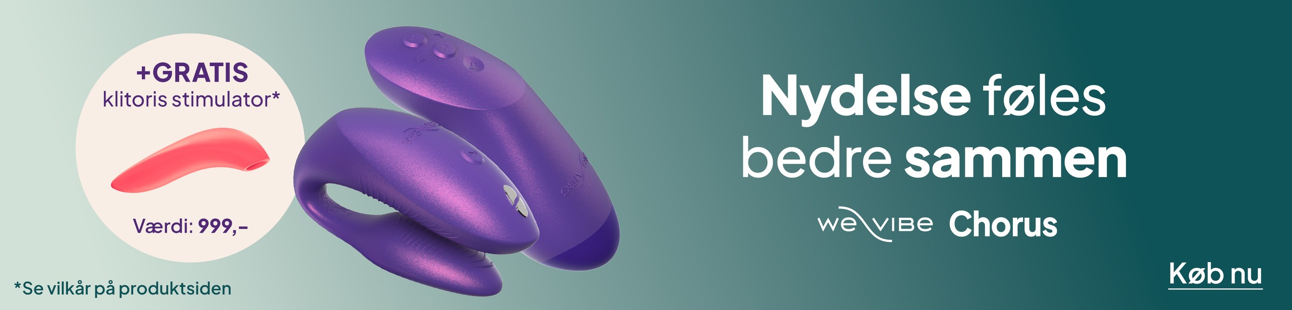 Nydelse føles bedre sammen - We-Vibe Chorus