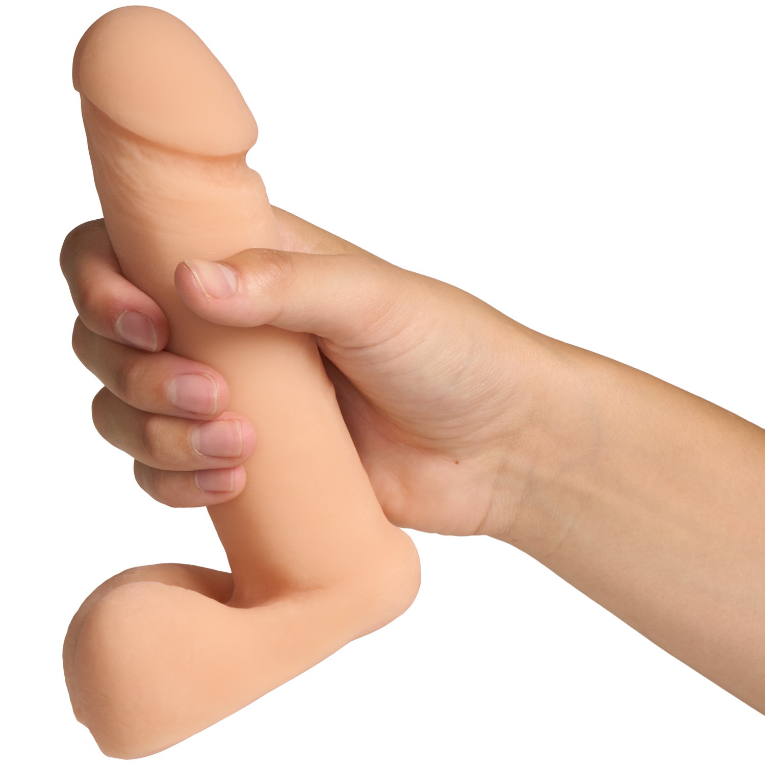 Vac-U-Lock Dual Density Aidonkaltainen Dildo 17 cm var 2