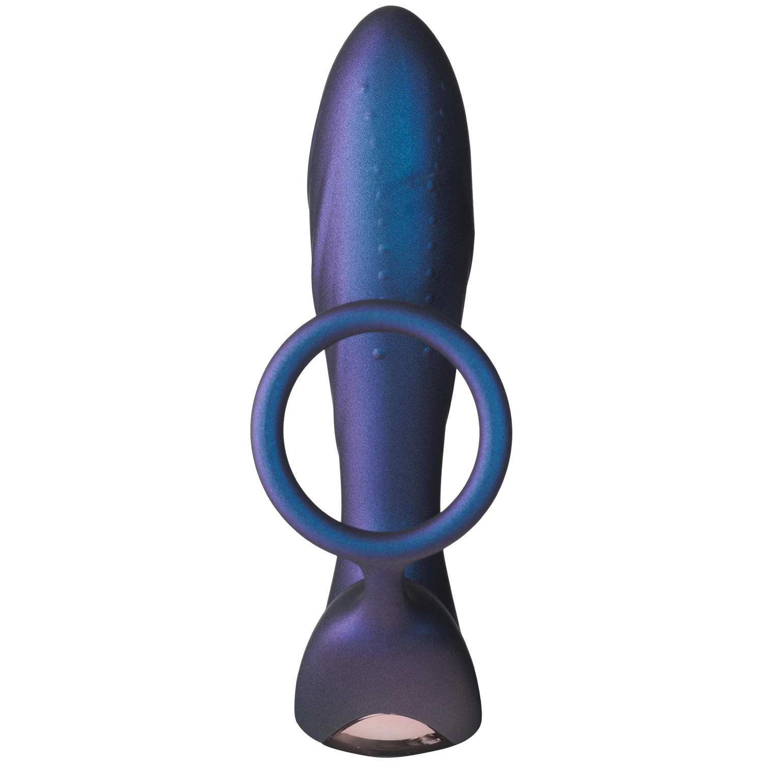 Hueman Black Hole Analvibrator med Penisring 15 cm 1