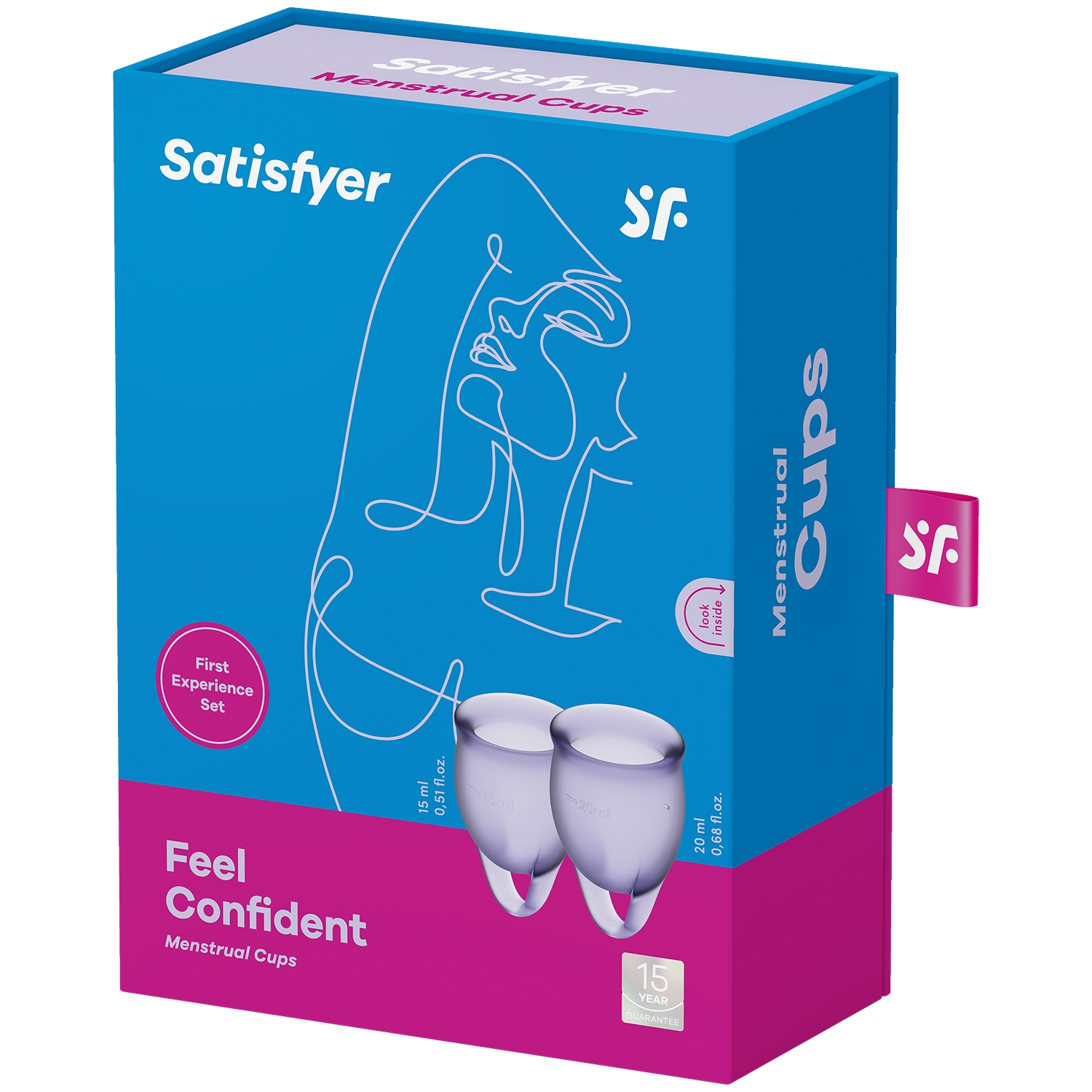 Satisfyer Feel Confident Menstrual Cup 2 pack 1