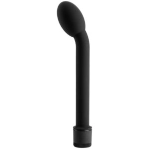 Svart g-punktsvibrator med rundt hode