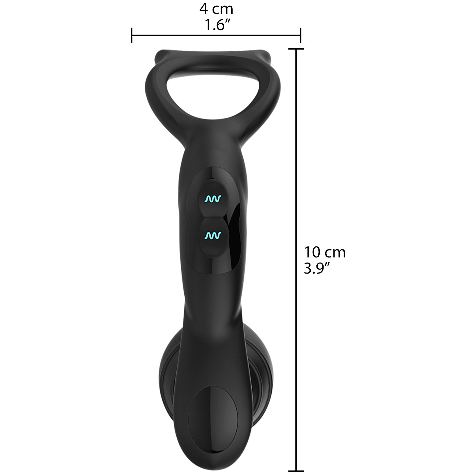 Nexus Simul8 Vibrating Butt Plug with Cock Ring 3.9 Inch 1