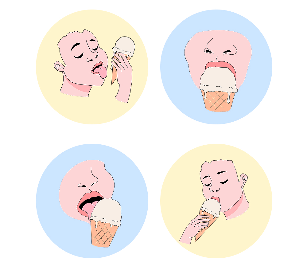 illustration som visar hur man ger en bra avsugning