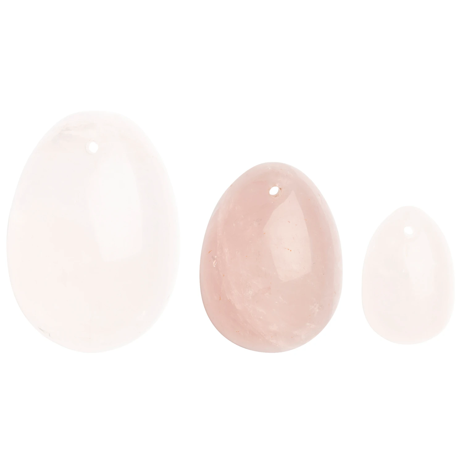 La Gemmes Yoni Æg Rose Quartz  var 2