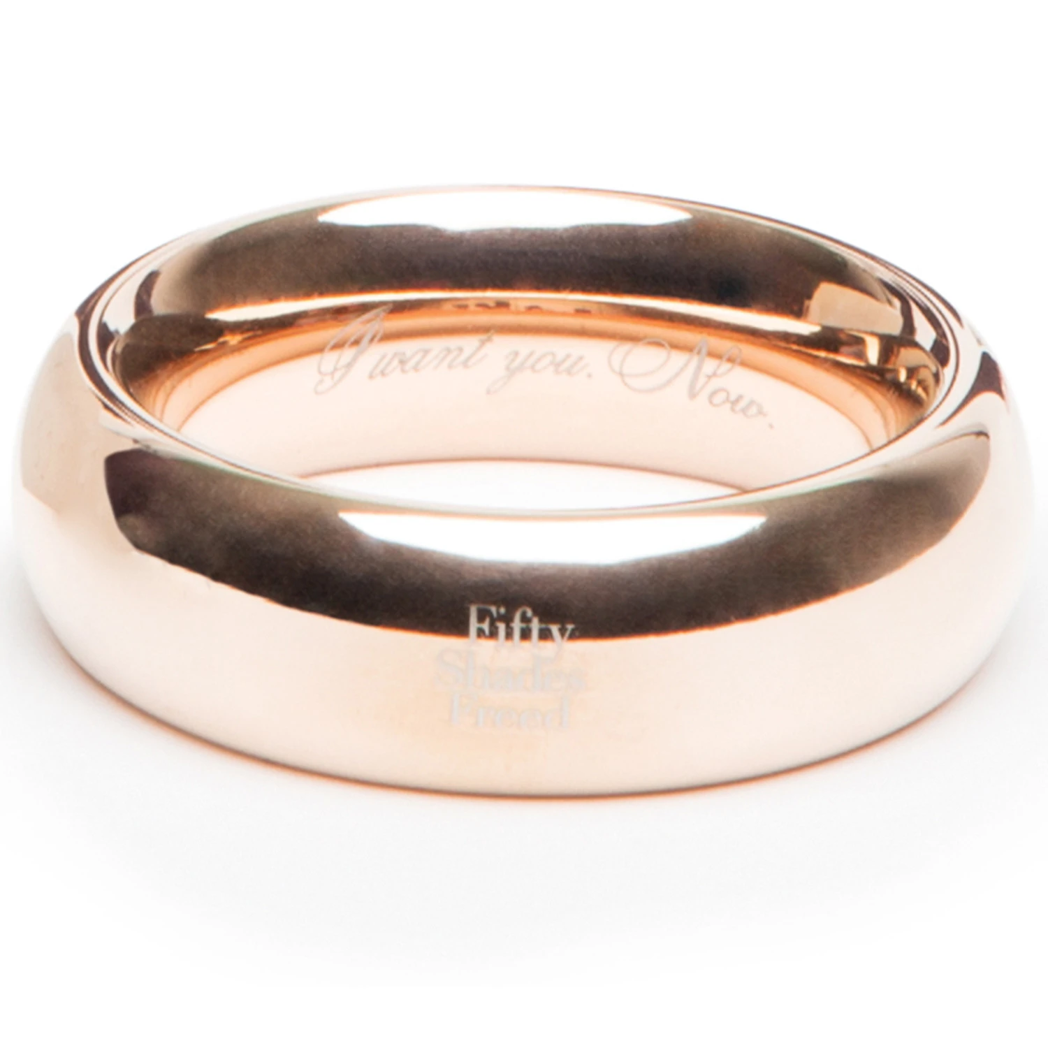 Fifty Shades Freed I Want You Now Metal Penisring var 1