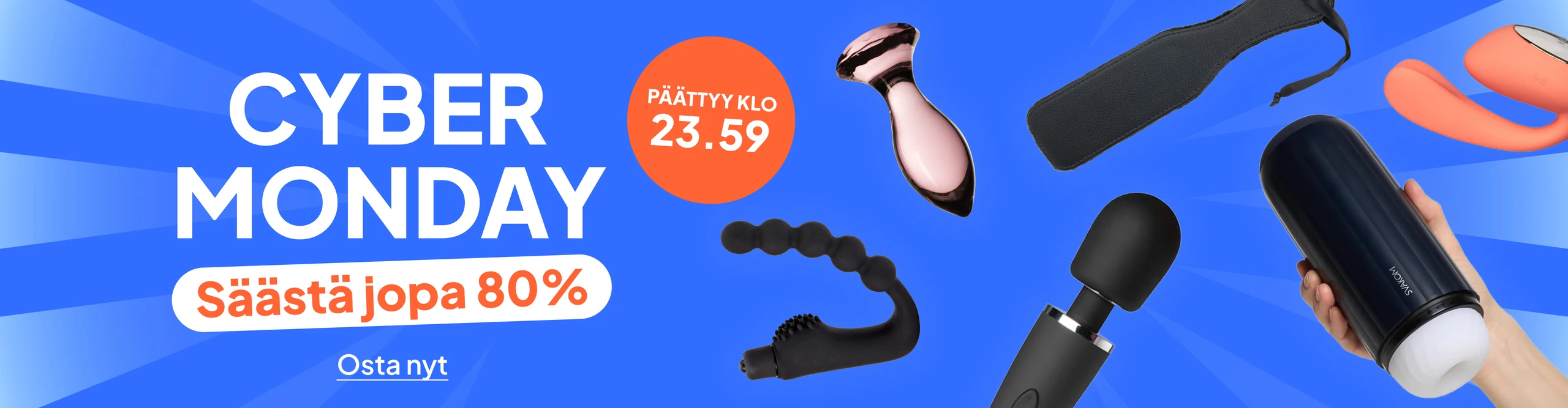 Cyber Monday Säästä jopa 80%