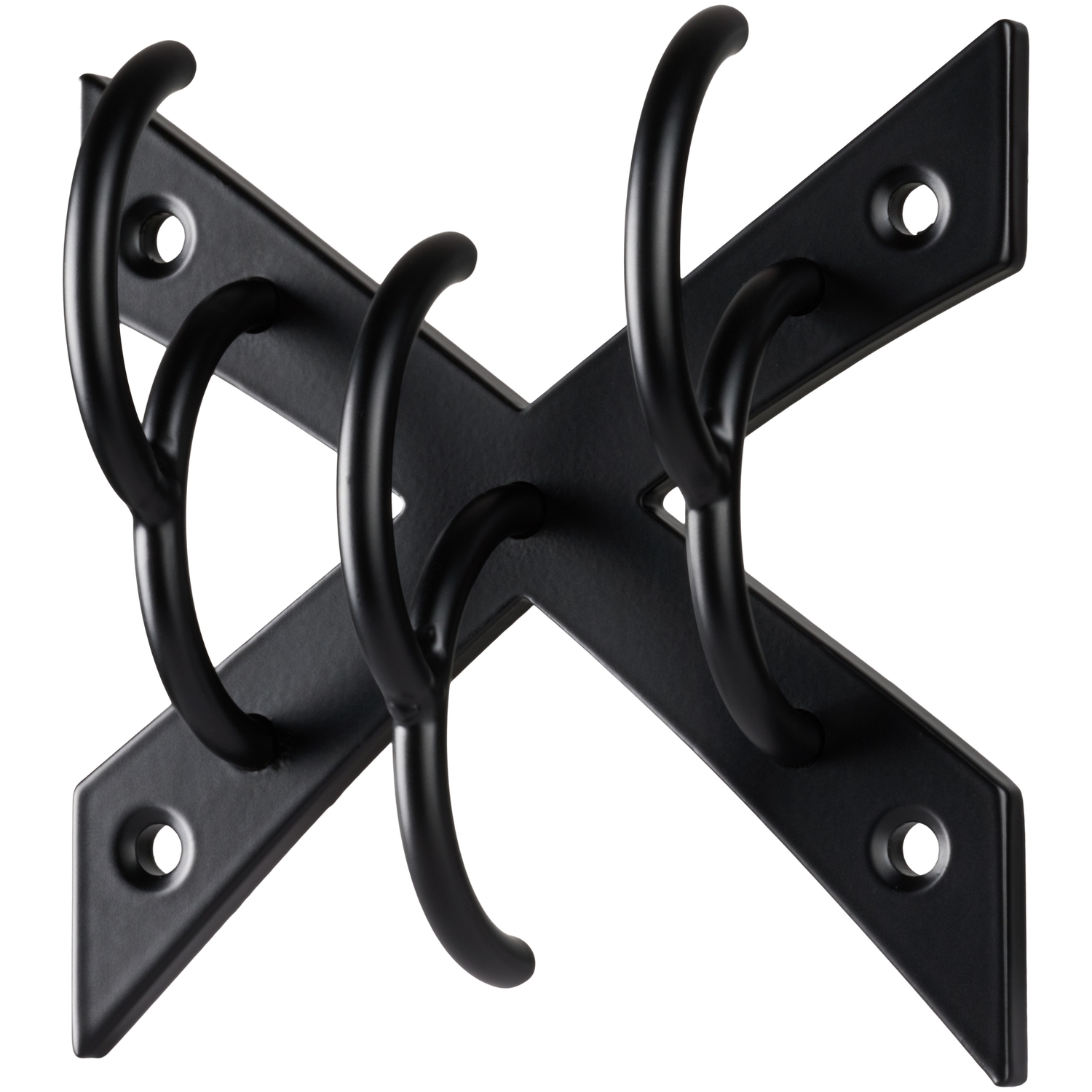 Obaie Wall-Mounted 3-Hook Rack       - Sort