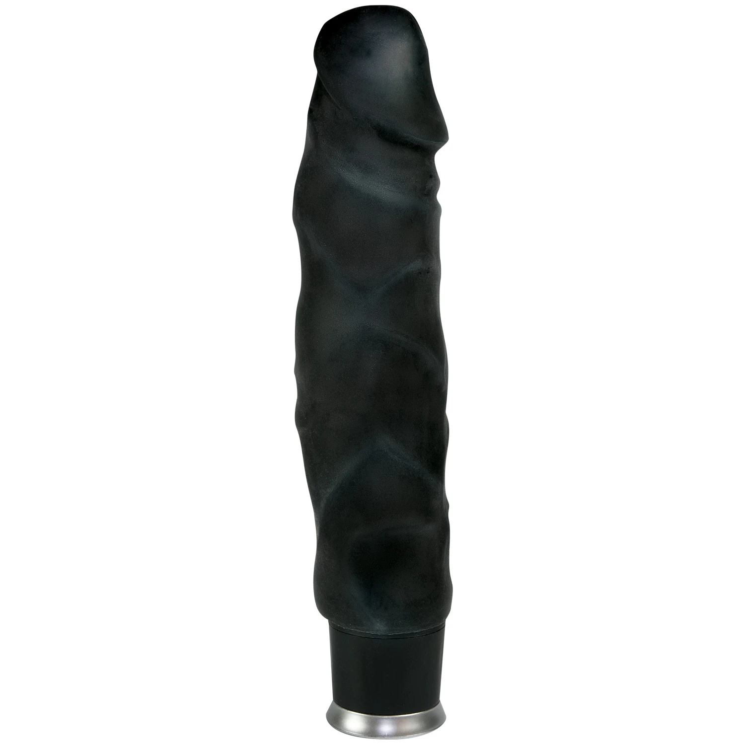 Nature Skin Big Vibe Schwarzer Dildo Vibrator 23,5 cm var 1