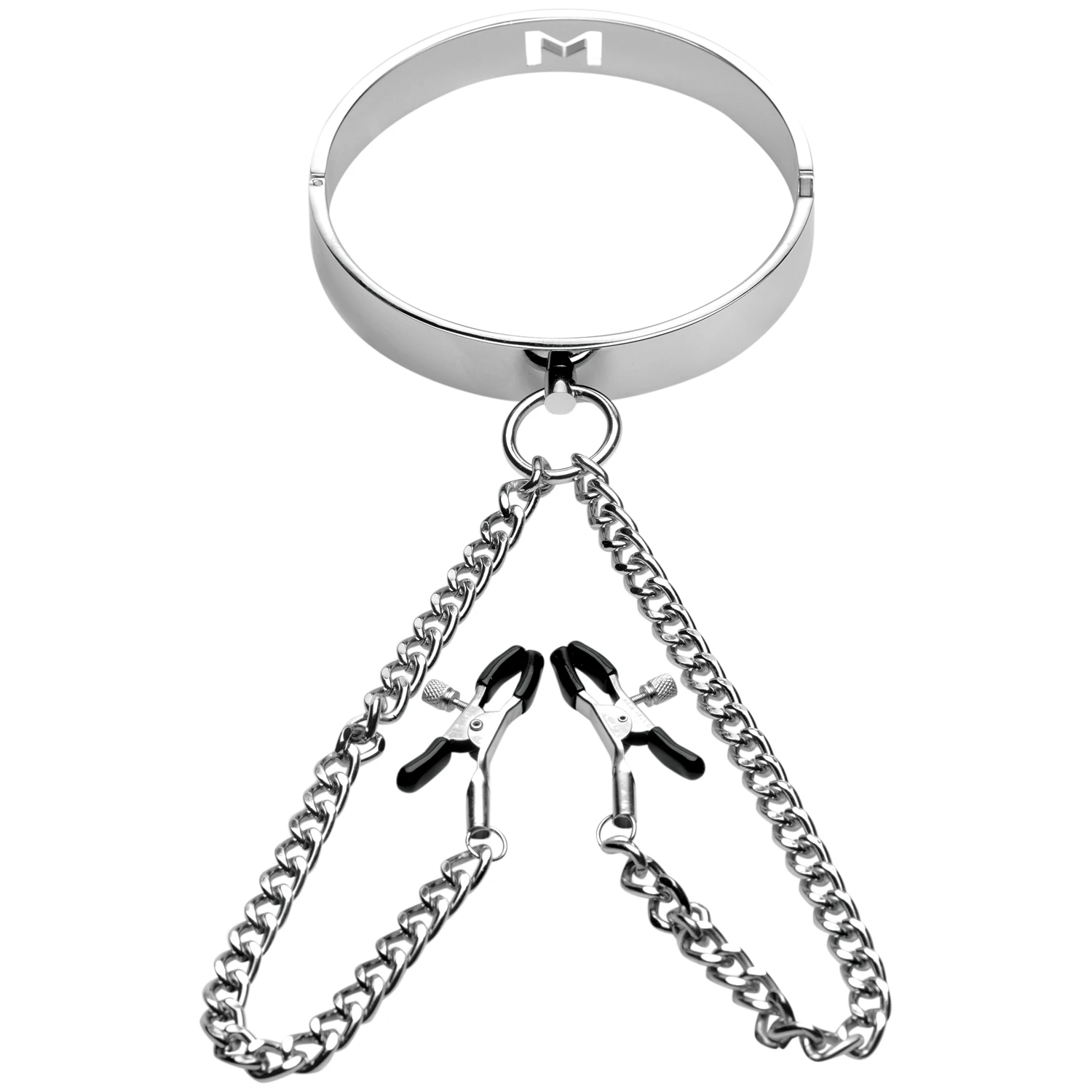 Misstress by Isabella Slave Halsbånd med Brystklemmer var 1