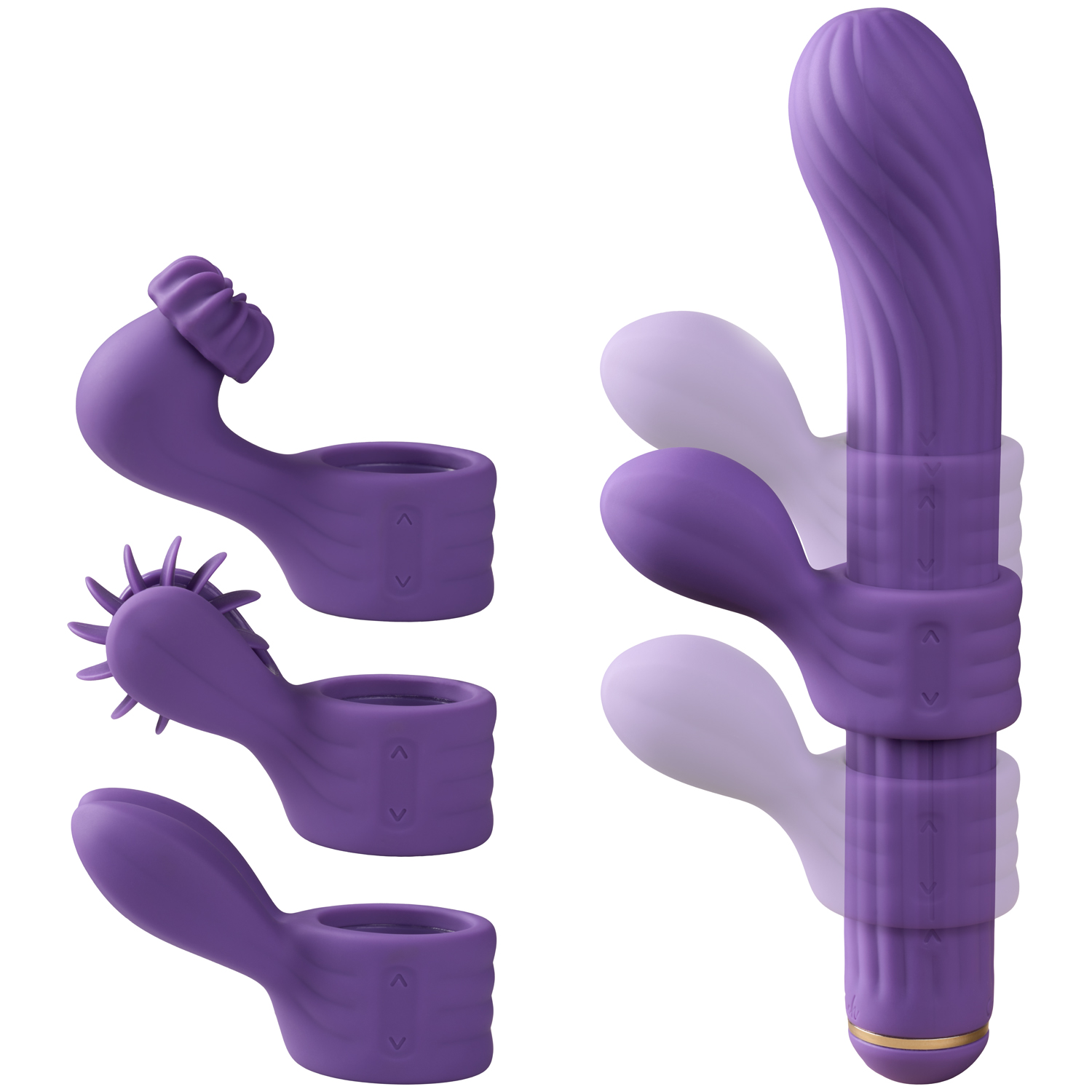 OTOUCH Magic Stick S1 Plus Vibrator med Tilbehør - Purple