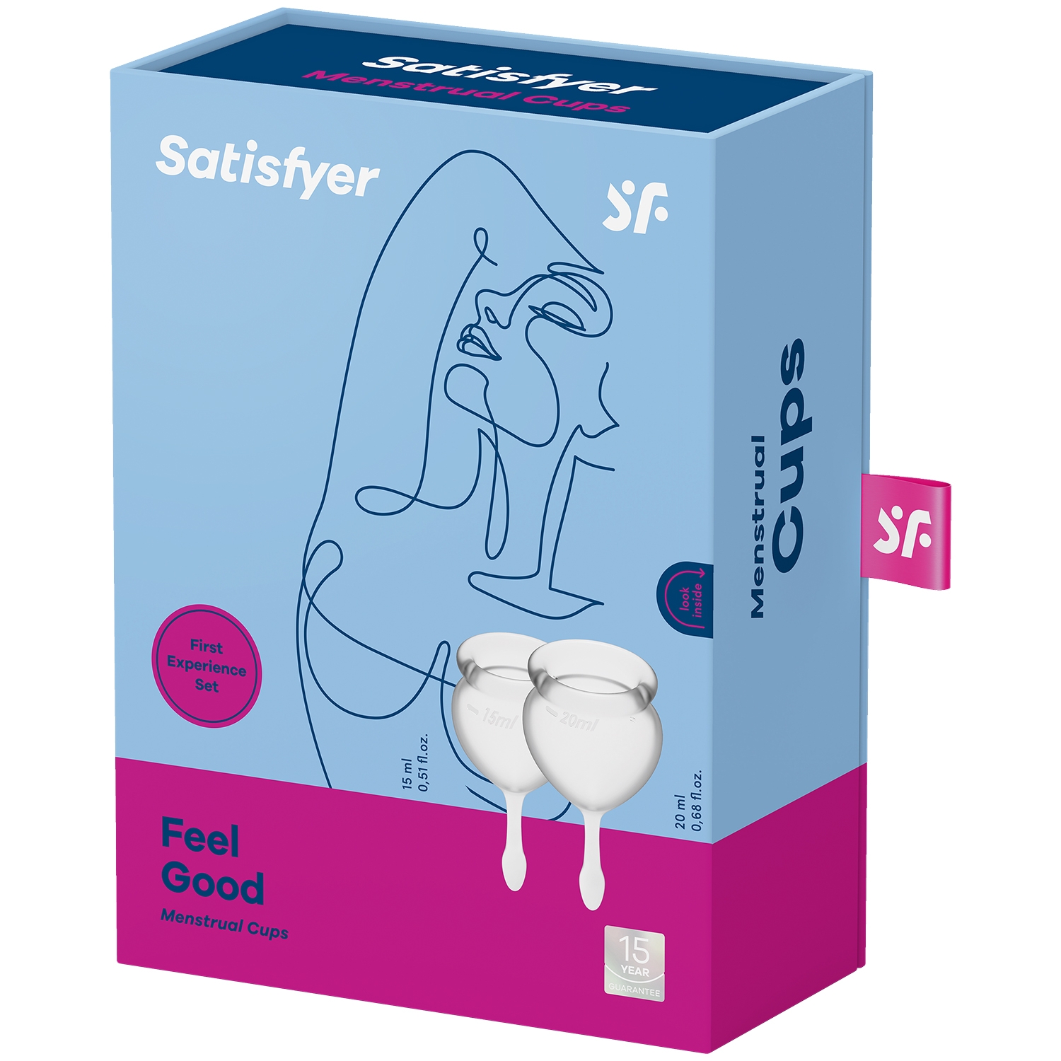 Satisfyer Feel Good Menstruationstasse 2er Pack 1