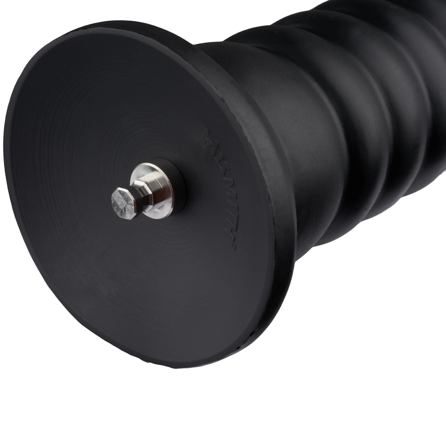 Hismith Black KlicLok Dildotårn med Riller 25 cm 1