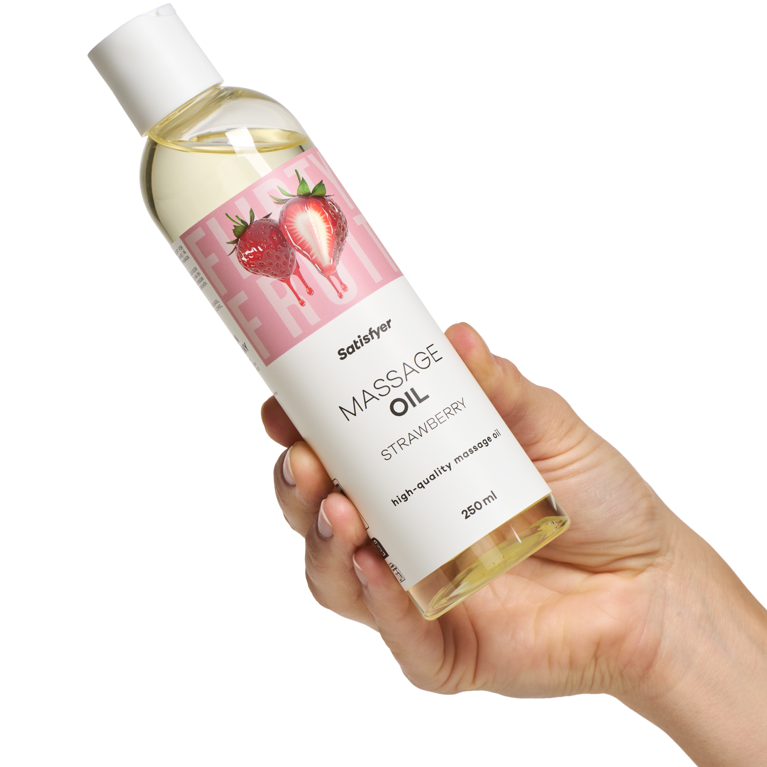 Satisfyer Massageolja med jordgubb var 2