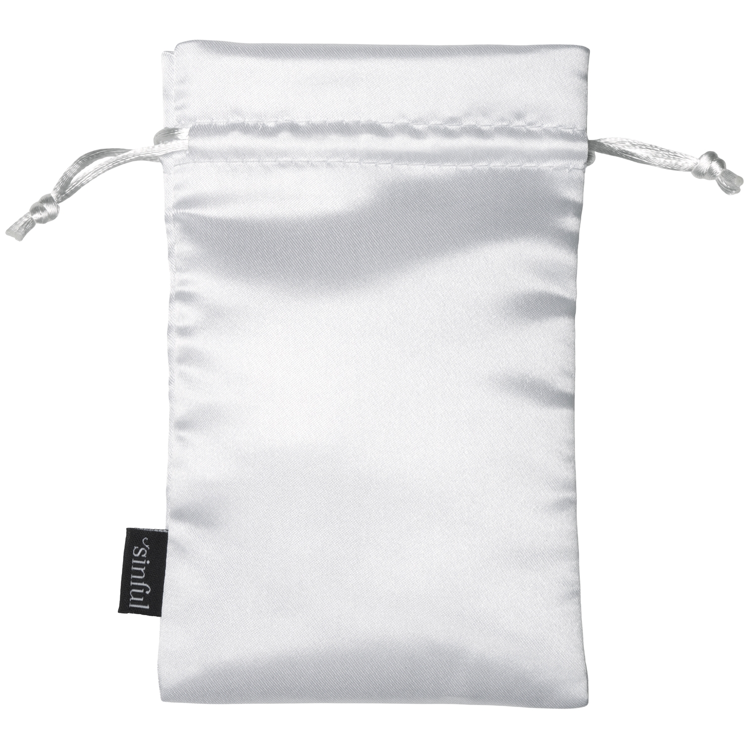 Sinful Satin Toy Bag White Small 1
