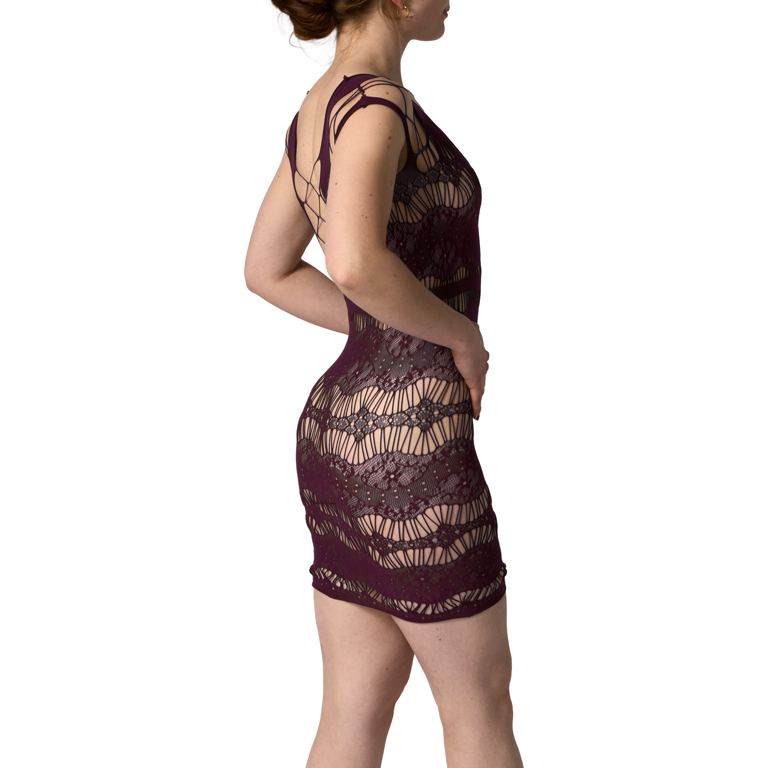 NORTIE Lilya Mini Bordeaux Kjole var 2