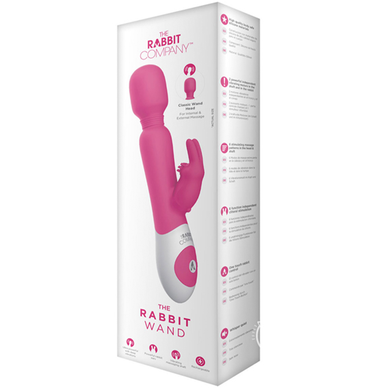 The Rabbit Wand Ladattava Vibraattori 1