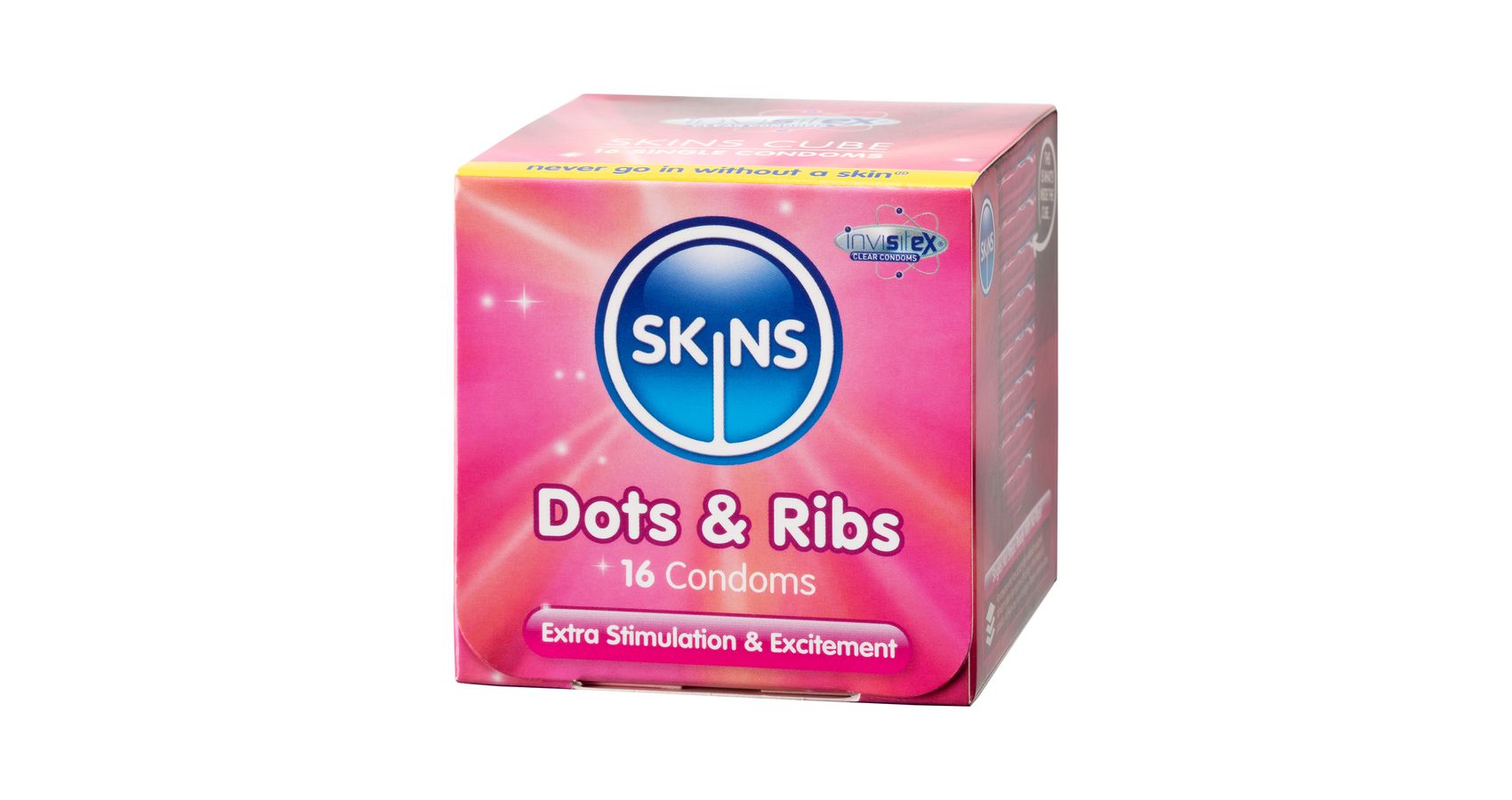 Skin Packaging For Ribs Skins Dots & Ribs Condoms 16 Pack | Sinful