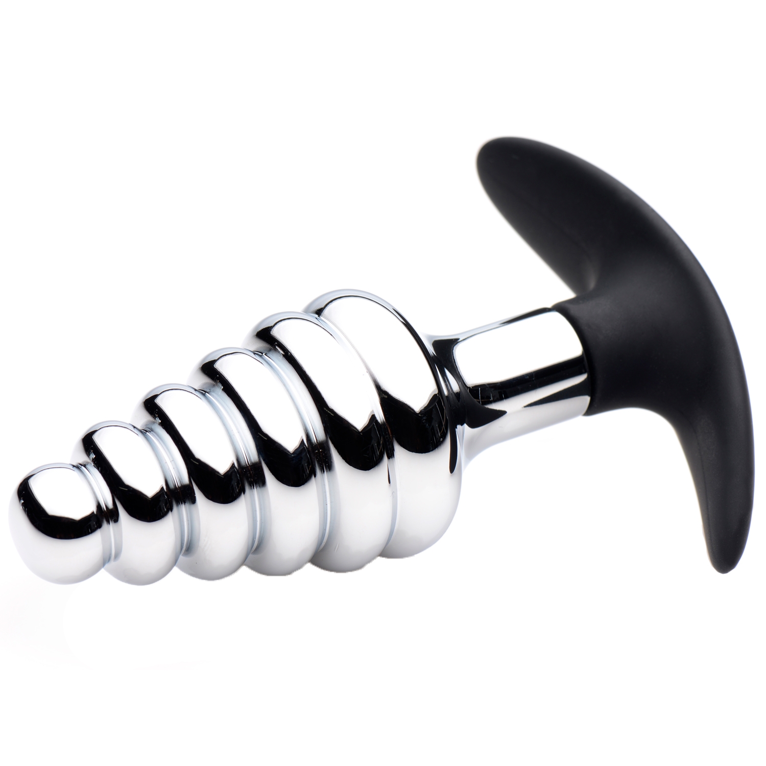 Master Series Dark Hive Metal Buttplugg - Silver