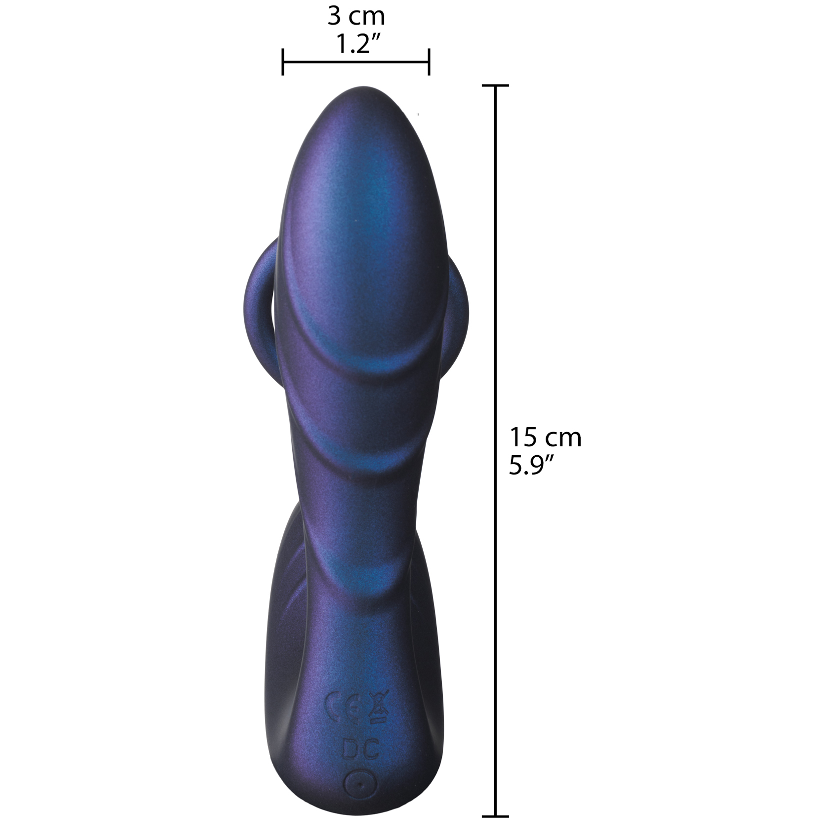 Hueman Black Hole Anal-Vibrator mit Penisring