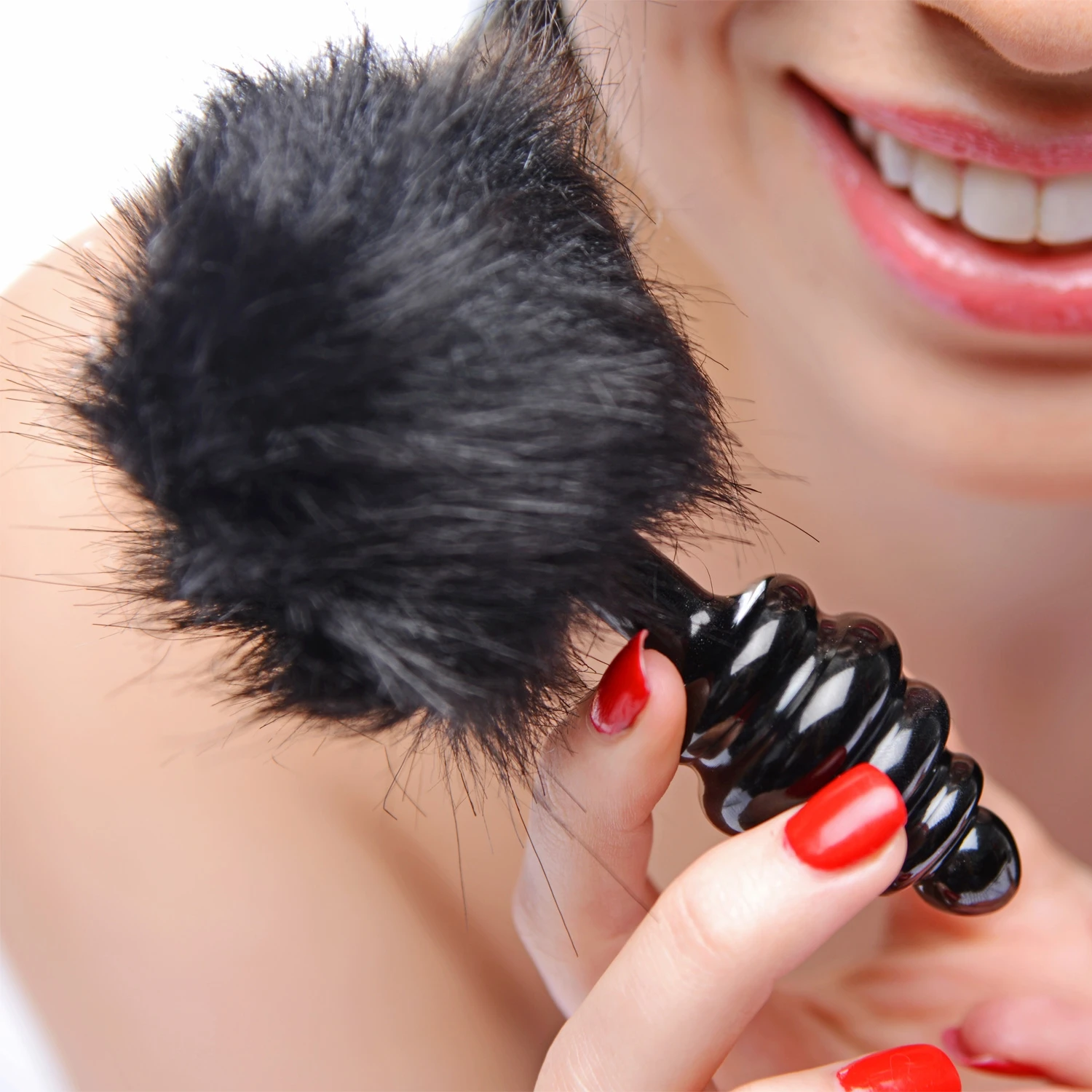 Tailz Black Bunny Tail Anustappi Hännällä 1