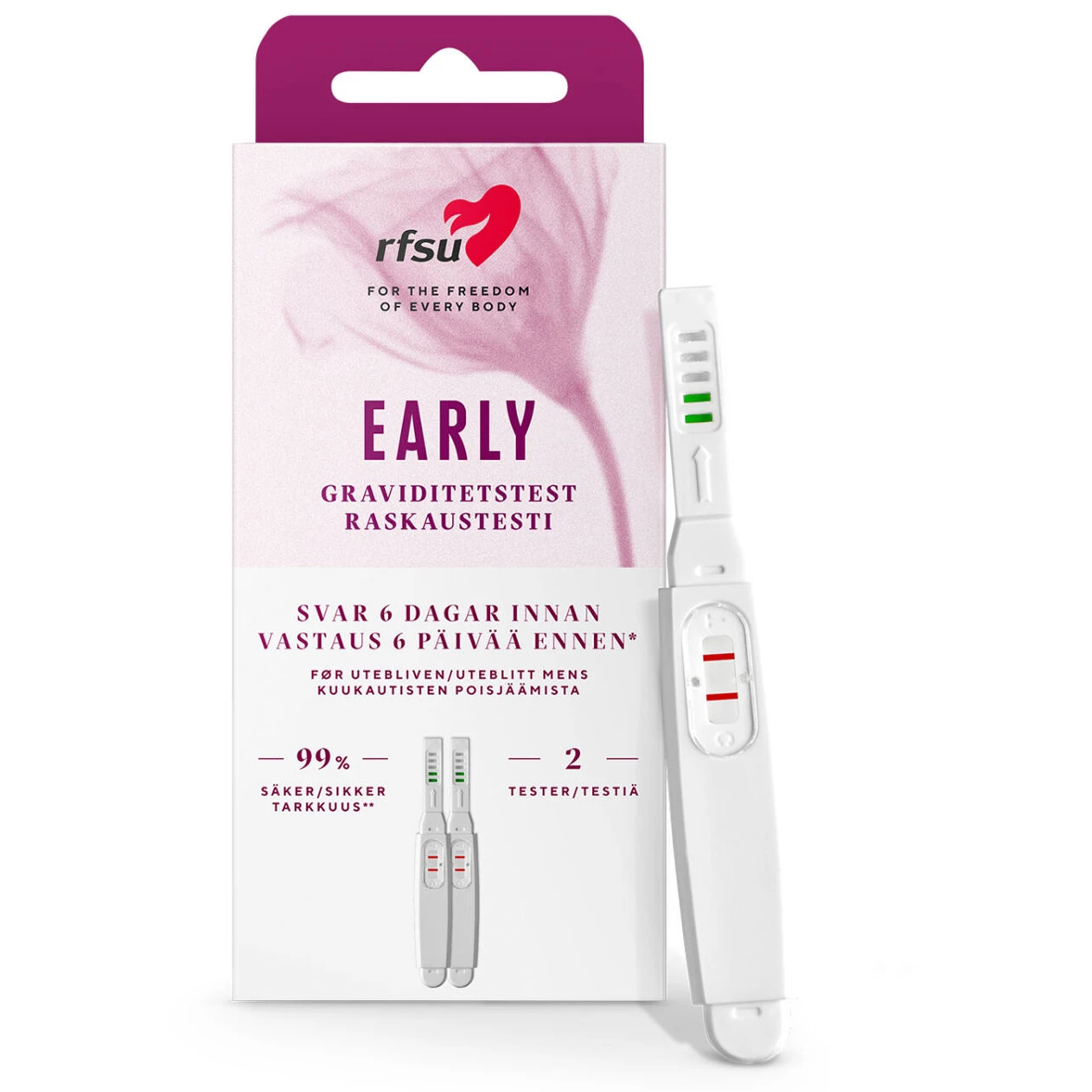 RFSU Graviditetstest 2-pack var 1
