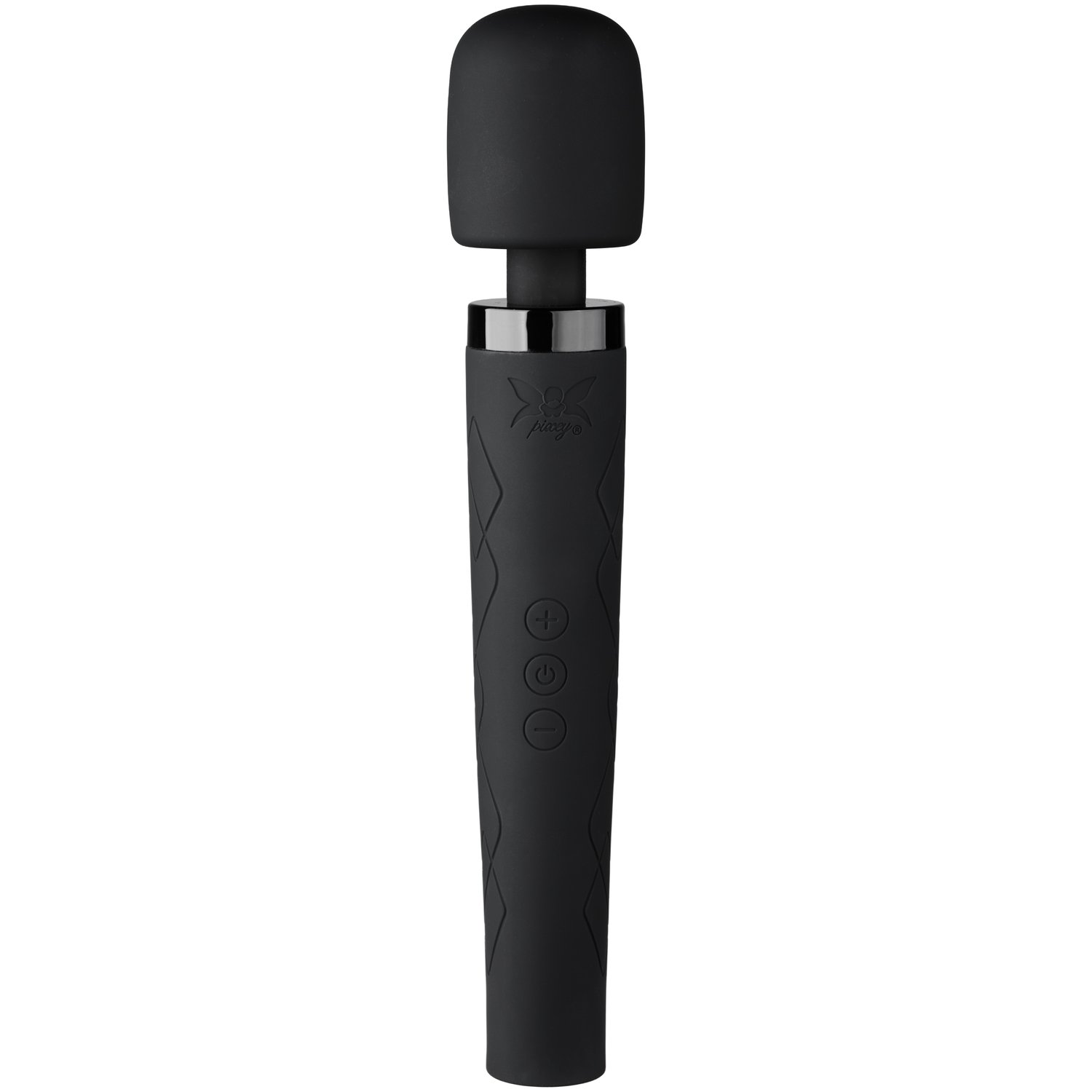 Pixey Deluxe Black Velvet Large Magic Wand - Sort