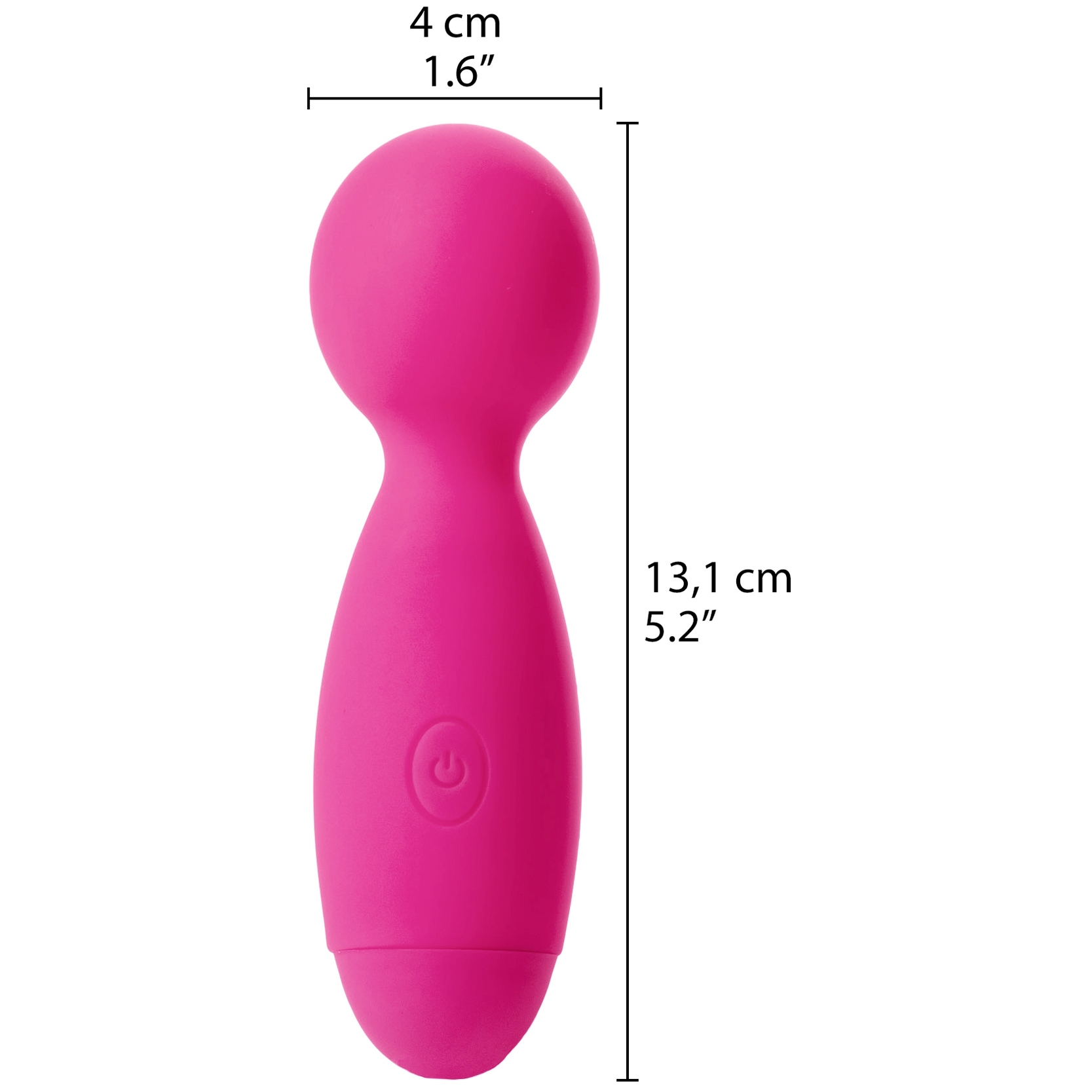 Baseks Kraftig 10 Function Wand Vibrator 13,1 cm 1