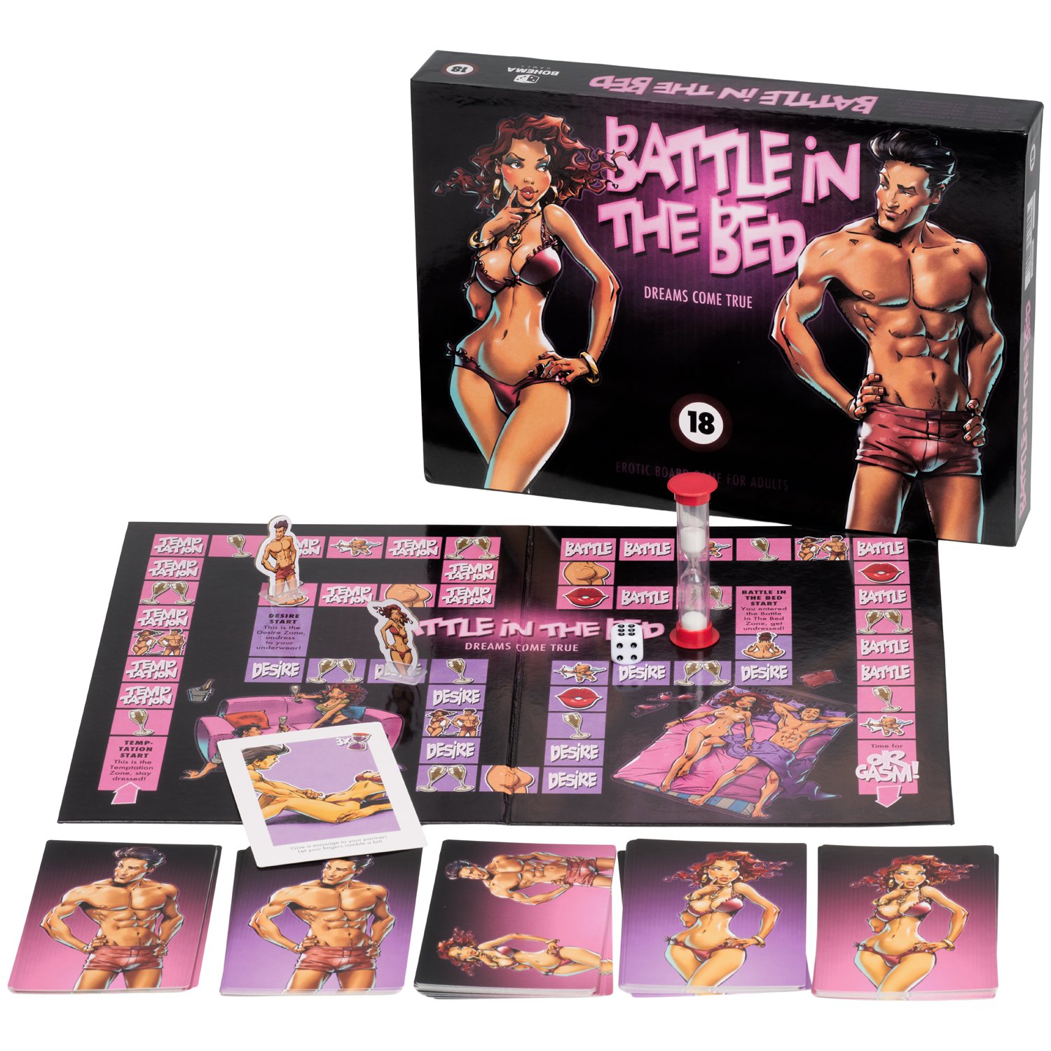 Bohema Games Battle in the Bed Parspil - Flere farver Bohema Games Battle in the Bed Parspil - Flere farver