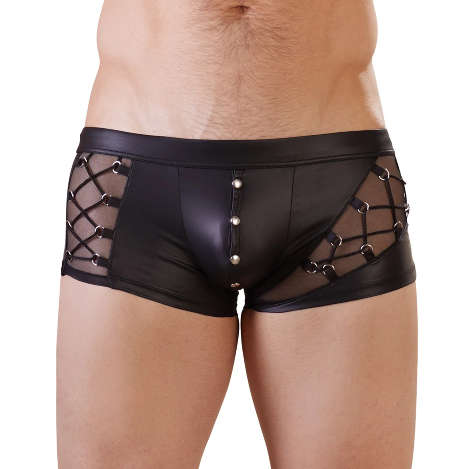 NEK Wetlook Boxershorts med Knapper var 1