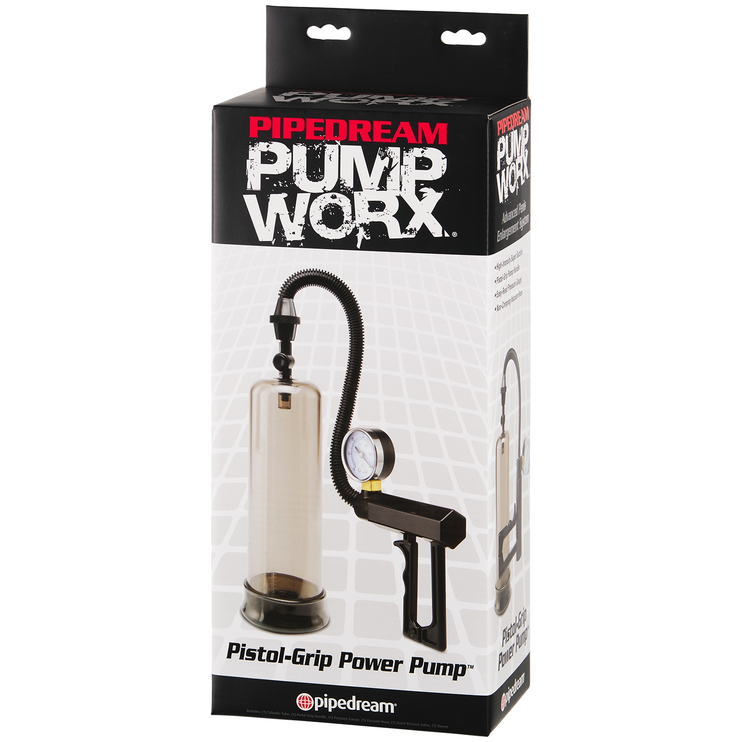 Pump Worx Pistol Grip Penispump med Tryckmätare 1