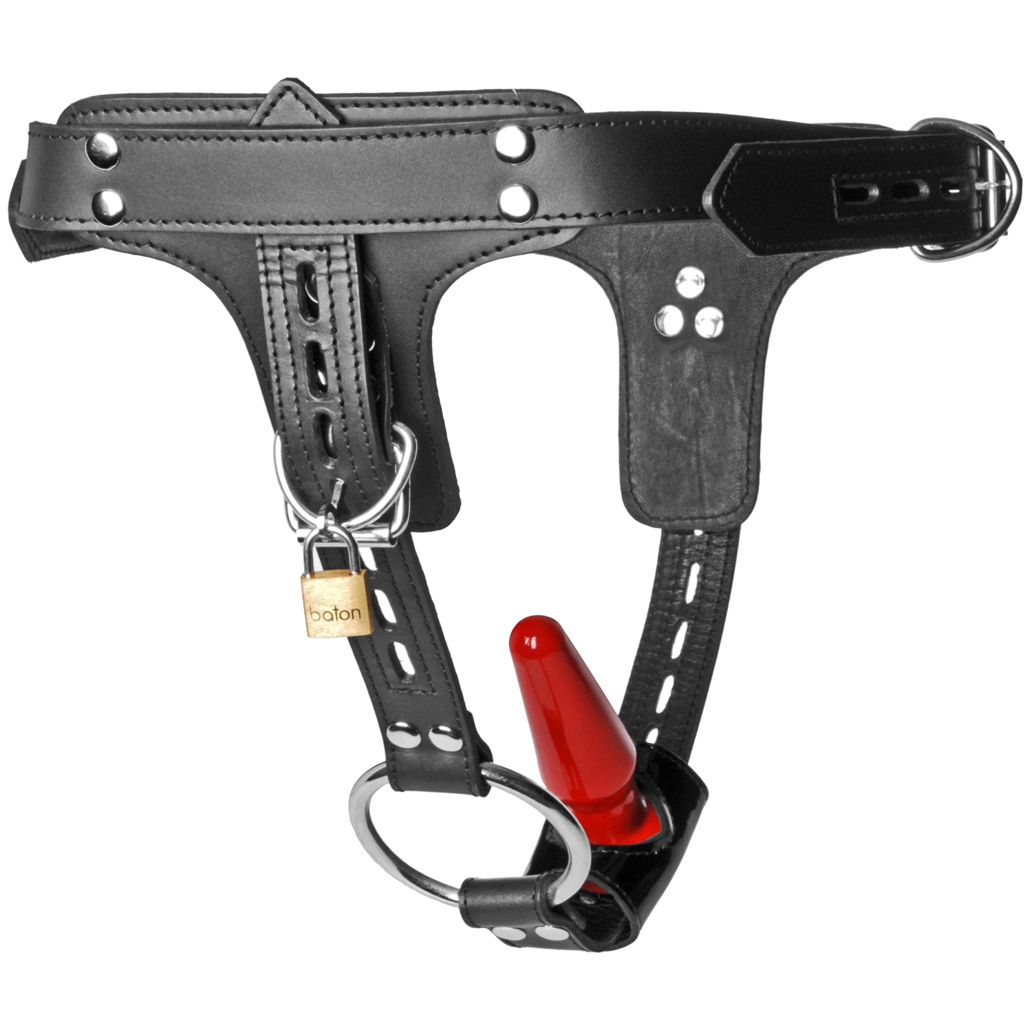 Strict Leather Premium Locking Valjaat Penisrenkaalla ja Anustapin Pidikkeellä 1