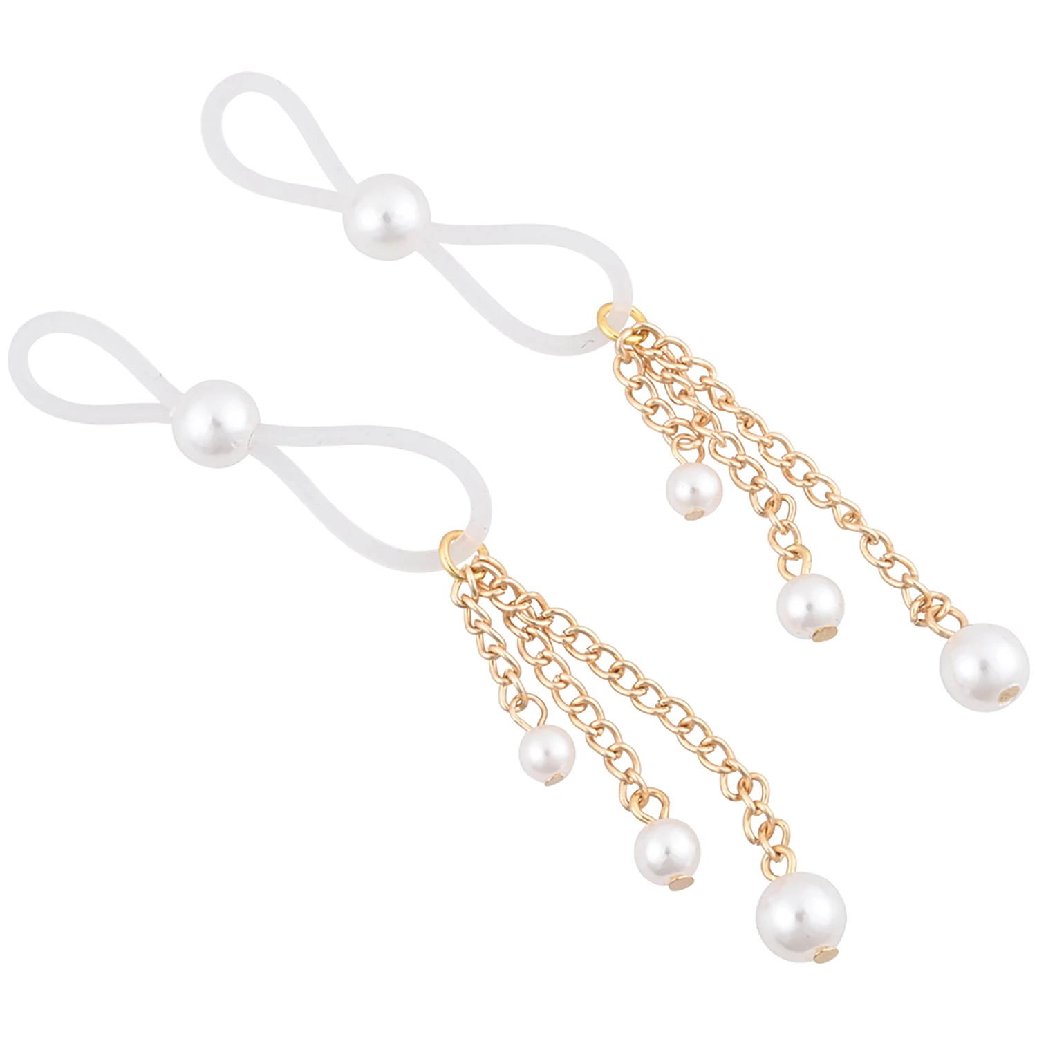 Sex & Mischief Pearl Nipple Ties 1