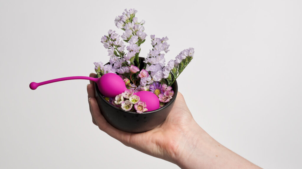 Boules de geisha et fleurs