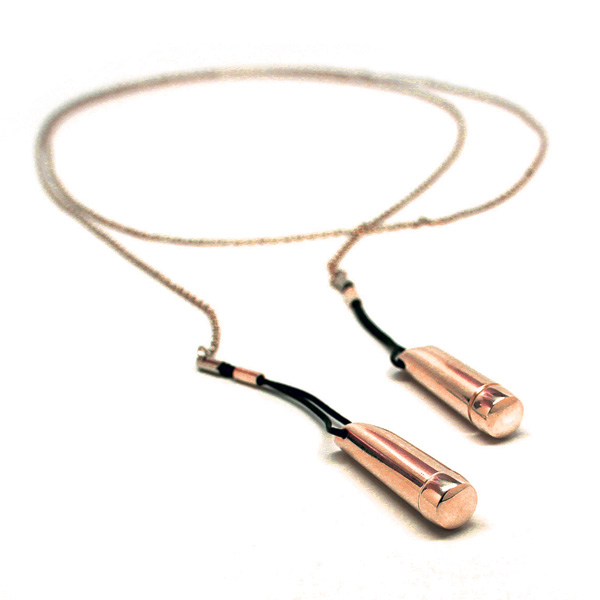 Incoqnito Kobber Brystklemme og Halssmykke med Vibrator var 1