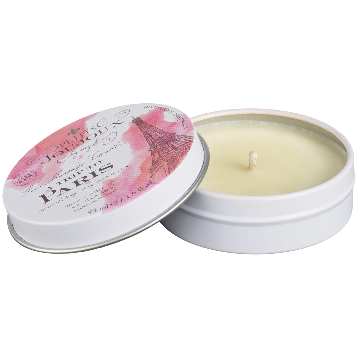 Petits Joujoux A Trip to Paris Bougie de Massage 23 g var 1
