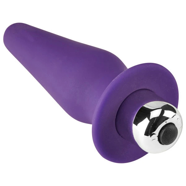 Baseks Vibrierender Analplug für Anfänger 9,7 cm 1