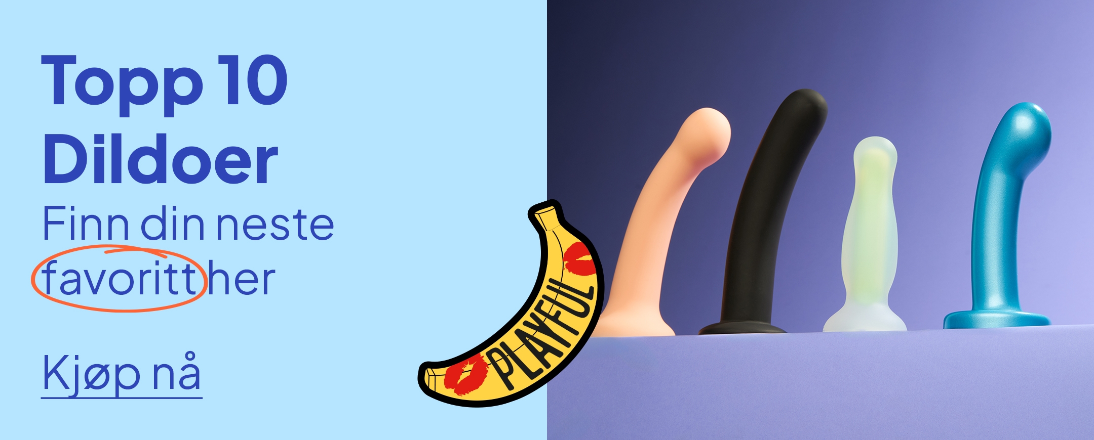 Topp 10 Dildoer - Kjøp nå