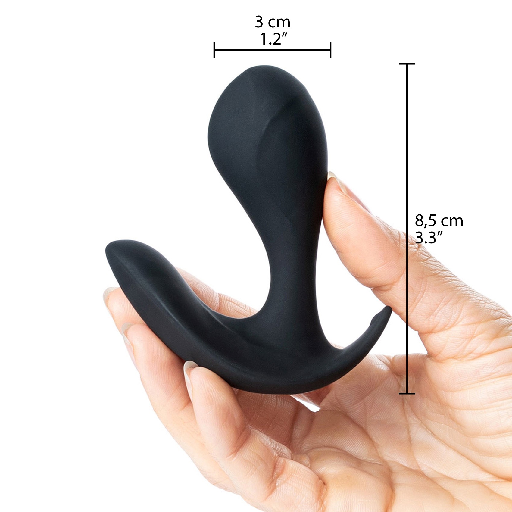 Sinful Remote-Controlled Vibrating Butt Plug 3.4 Inch 1