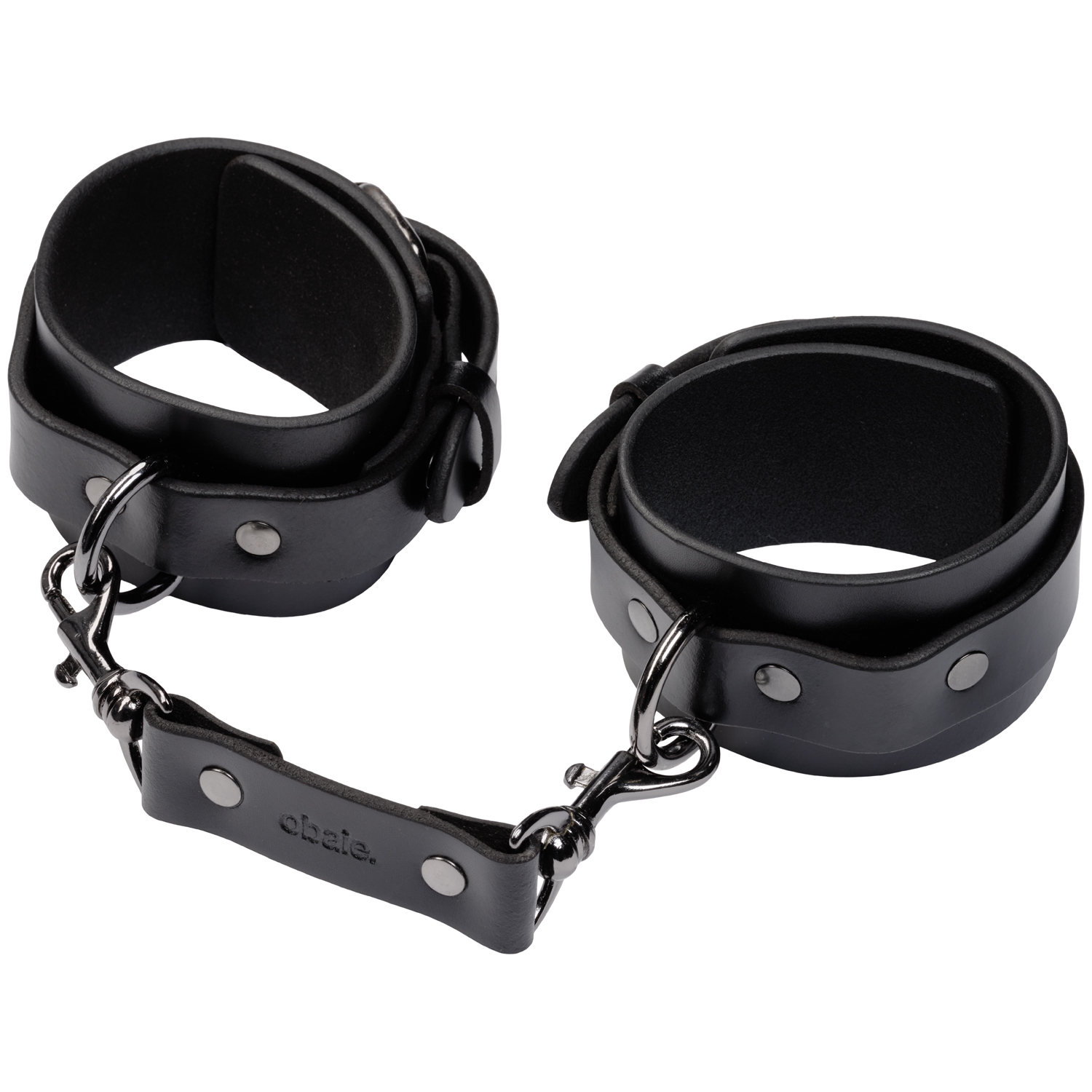 Obaie Klassiska Fotledsmanschetter i Äkta Läder 1