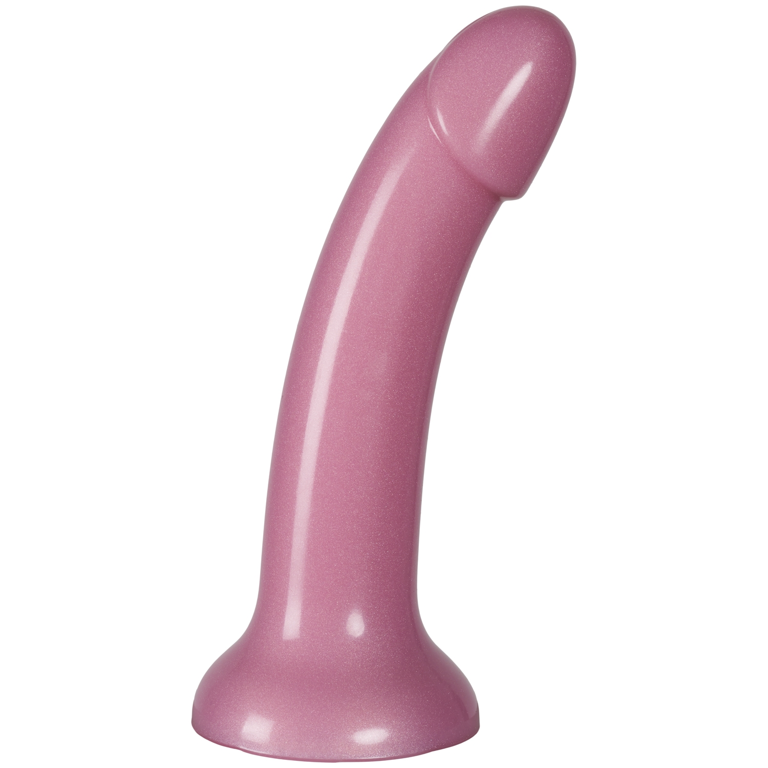 Baseks Sparkling Pink Silikondildo 18 cm 1